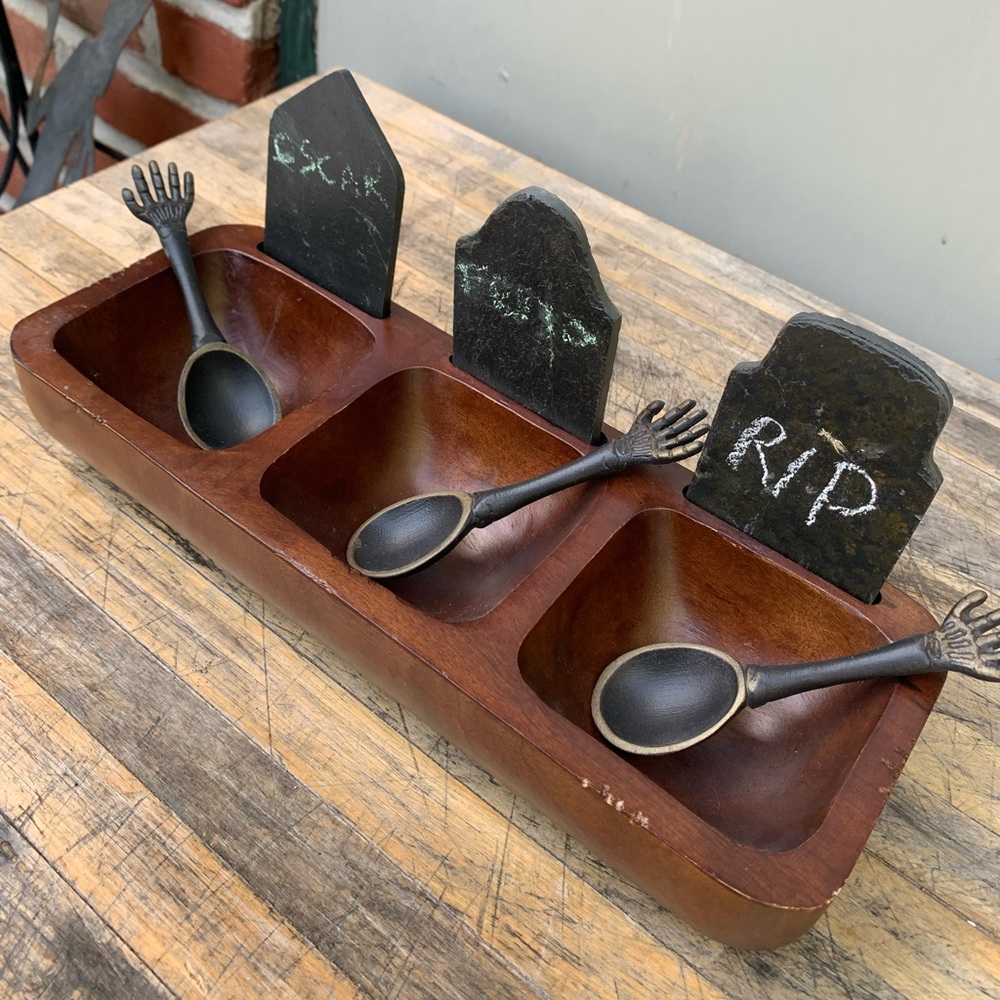 Crate & Barrel Graveyard Appetizer Tray